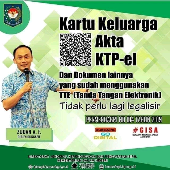 Portal Desa Digital Desa Kalimandi Berita Detail Berita Kartu Keluarga Akta Dan Ktp El Dan Dokumen Lainnya Yang Sudah Menggunakan Tte Tanda Tangan Elektroni