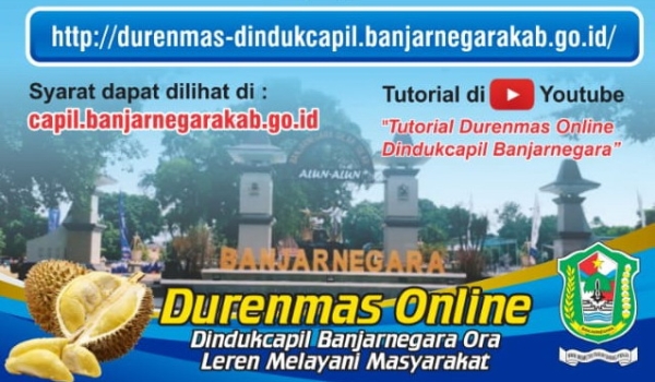 Dindukcapil Banjarnegara merilis Durenmas Online